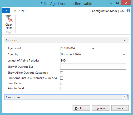 Aged Accounts Receivable Report - Accounts Payable and Receivable