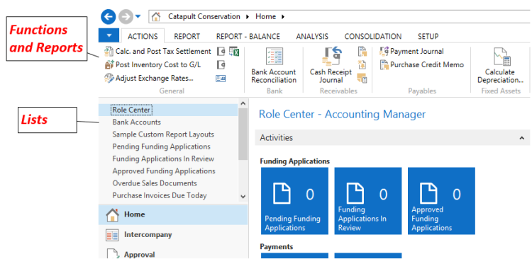 Customize the Dynamics NAV 2015 navigation pane