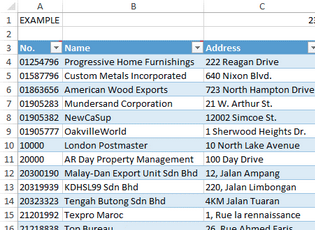 Dynamics NAV data extract example