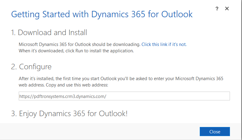 Getting Started Outlook