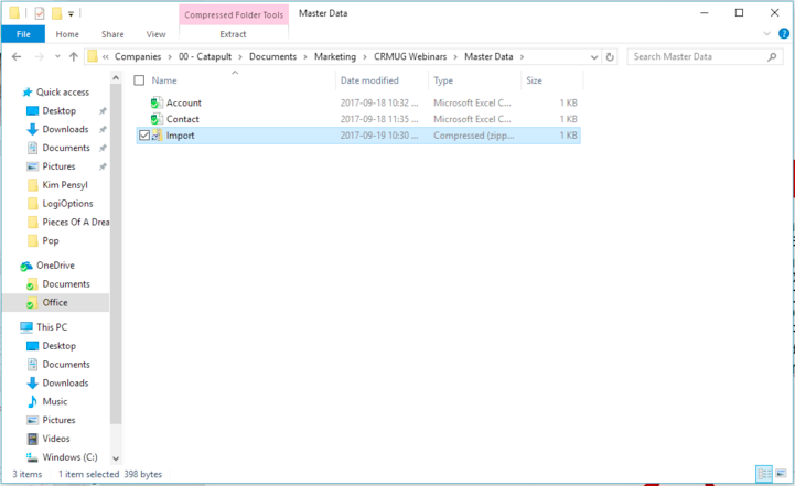 import data to dynamics 365