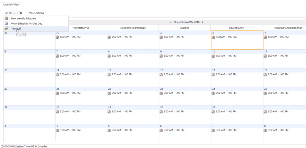 Weekly Resource Schedule in Field Service Dynamics 365