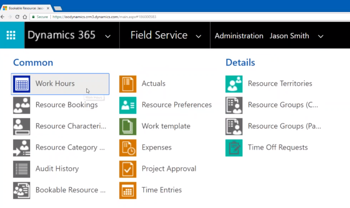 Add new resource territory in field service