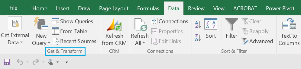 Power Query - Get & Transform