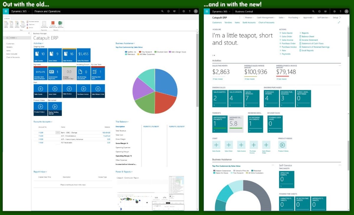 Dynamics 365 Business Central User Interface