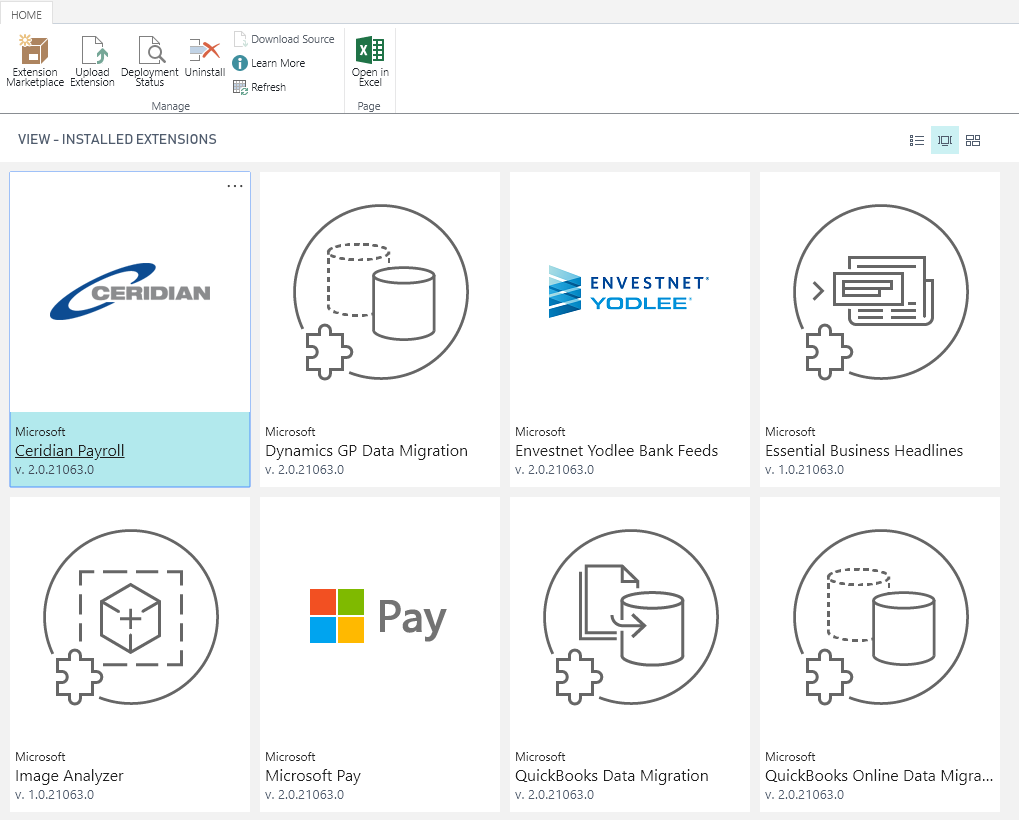 Dynamics 365 Business Central Extensions