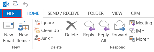 CRM Address Book in Outlook
