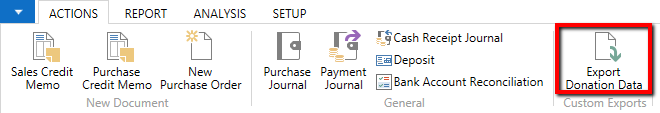Add Custom XMLports to NAV ribbon