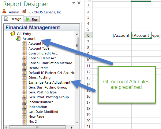 Navision BI reporting tool