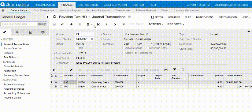 Document Templates Acumatica