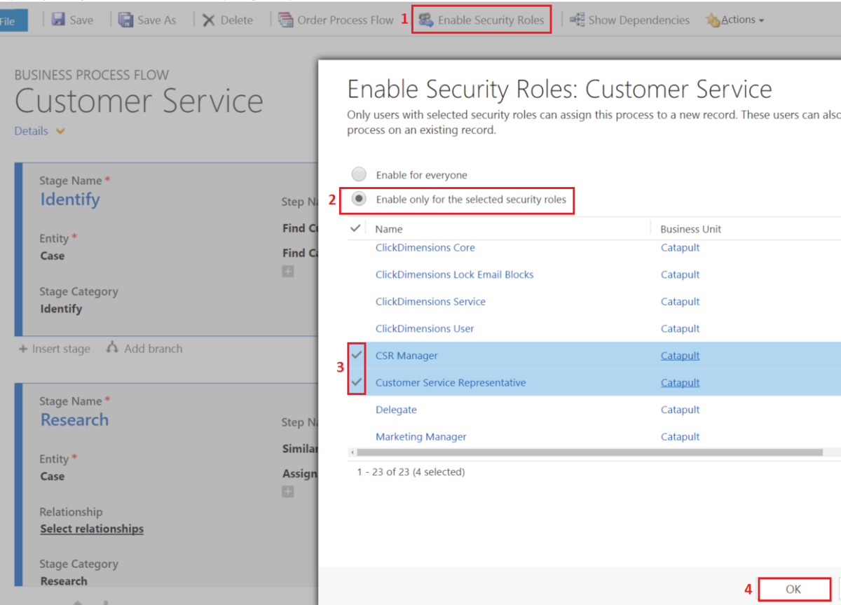 Business Process Flows Enable Security Roles