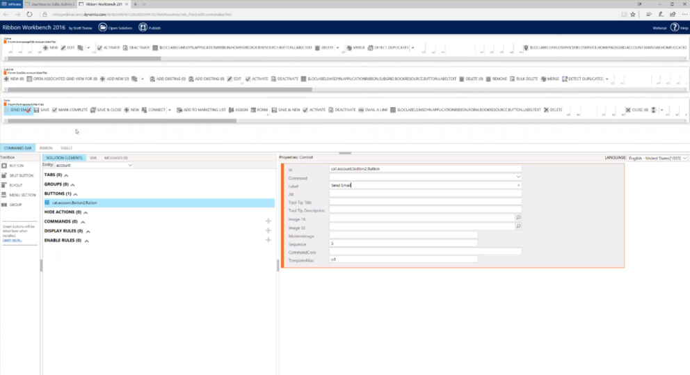Configure Ribbon