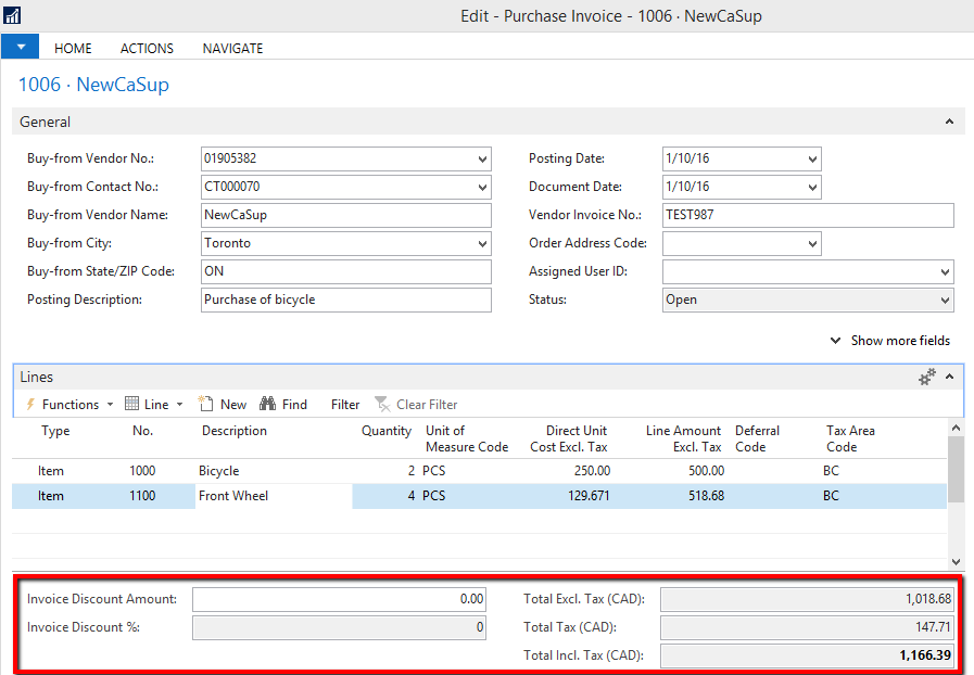 NAV 2016 Document Totals