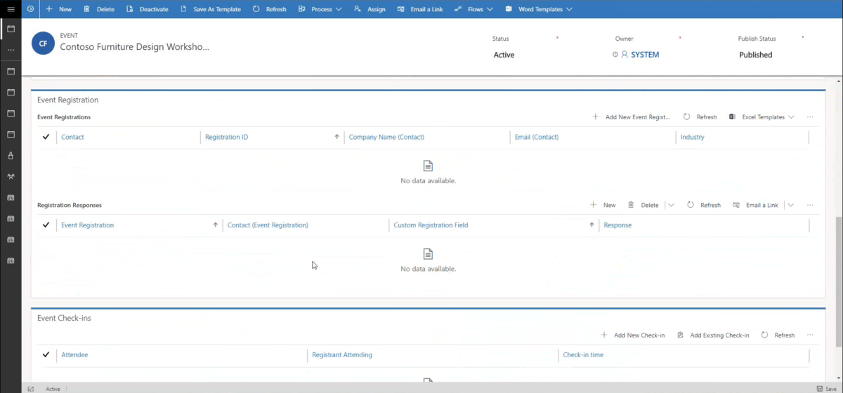 Dynamics 365 for Marketing - Attendees