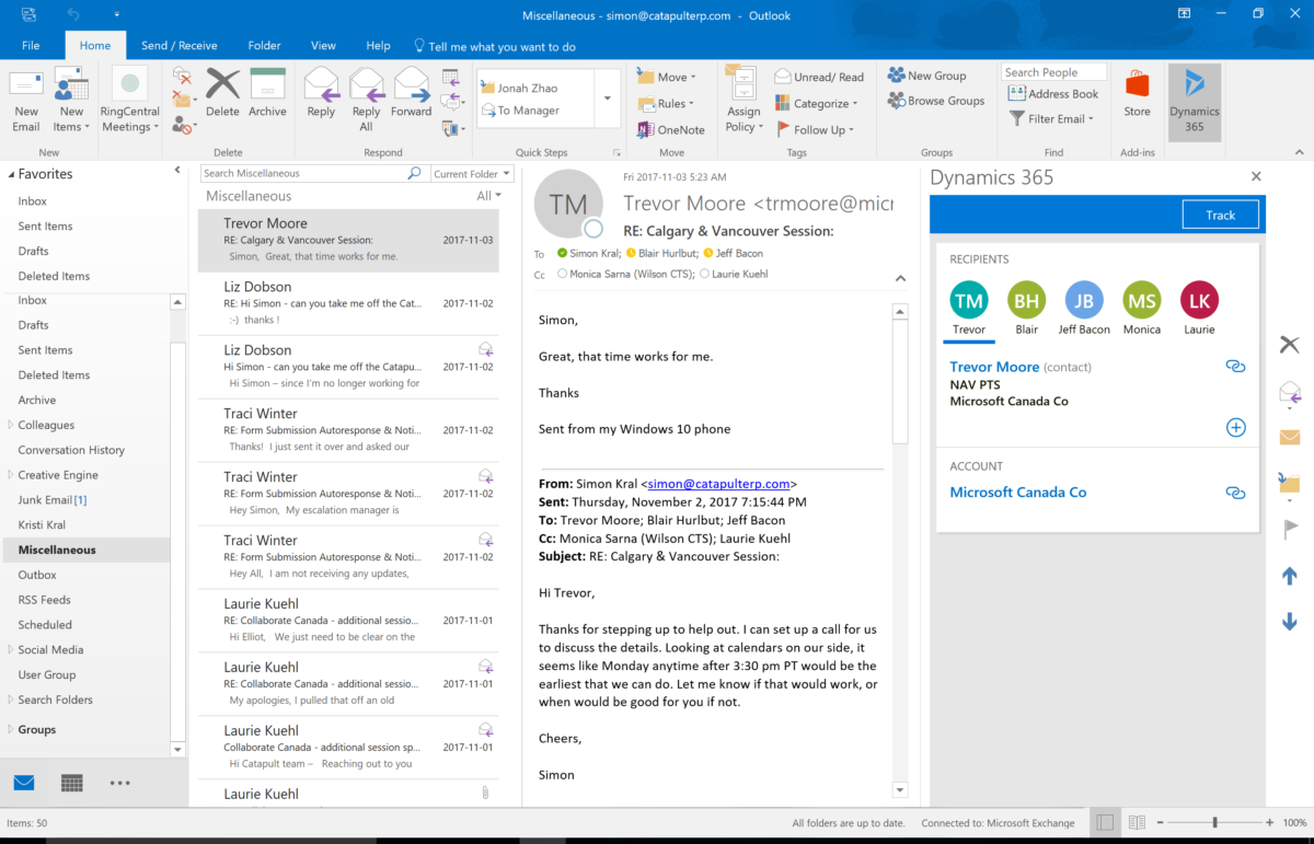 Outlook App
