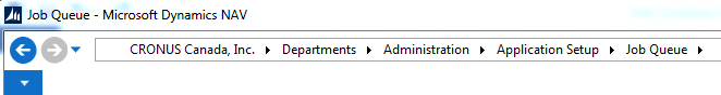 NAV 2015New Features: Job Queue location