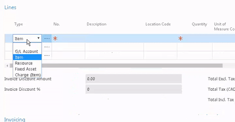 NAV 2016 Web Client_LinesUnitCost