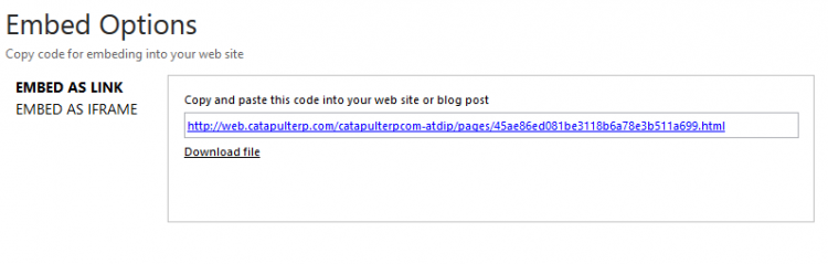 Canadian Anti-SPAM Legislation - CASL - Embed link
