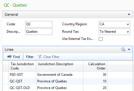 NAV for PST: Quebec