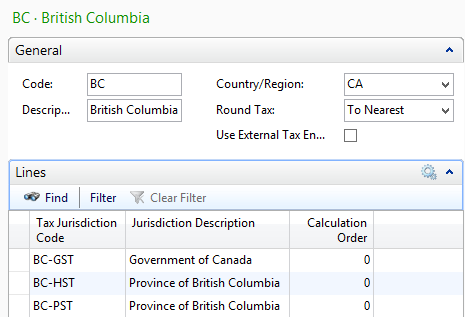 NAV for PST: BC