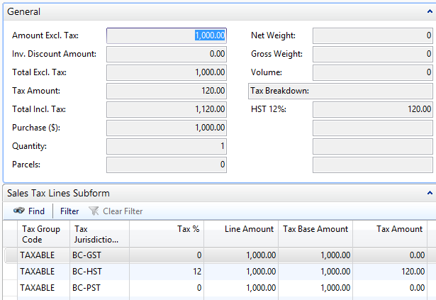 NAV for PST: General Sales Tax